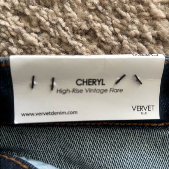 High Rise Women's Jeans in Deep Blue - Picture 3 of 6